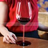 Bordeaux/Burgundy Stemware Goblet Glass With Colorful Cup Handle Bordeaux/Burgundy Stemware Goblet Glass With Colorful Cup Handle
