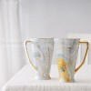 European Bone China Mug: Large-capacity Ceramic Cup With Lid And Spoon European Bone China Mug: Large-capacity Ceramic Cup With Lid And Spoon