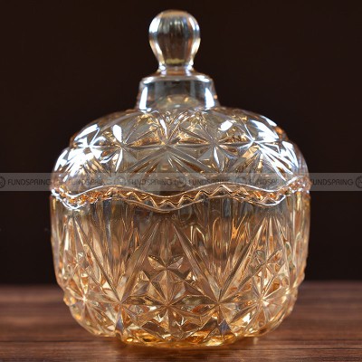 Glass Elegance Candy Jar Trio: Set of 3 Creative Storage Boxes with Lids Glass Elegance Candy Jar Trio: Set of 3 Creative Storage Boxes with Lids