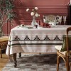 Kashaa Tablecloth Waterproof Dining Table Cover Cotton Linen Fabric Kahki Kashaa Tablecloth Waterproof Dining Table Cover Cotton Linen Fabric Kahki