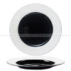 Mocaa Stone Series Black-white Dinnerware Ceramic Plate Shallow Plate Mocaa Stone Series Black-white Dinnerware Ceramic Plate Shallow Plate