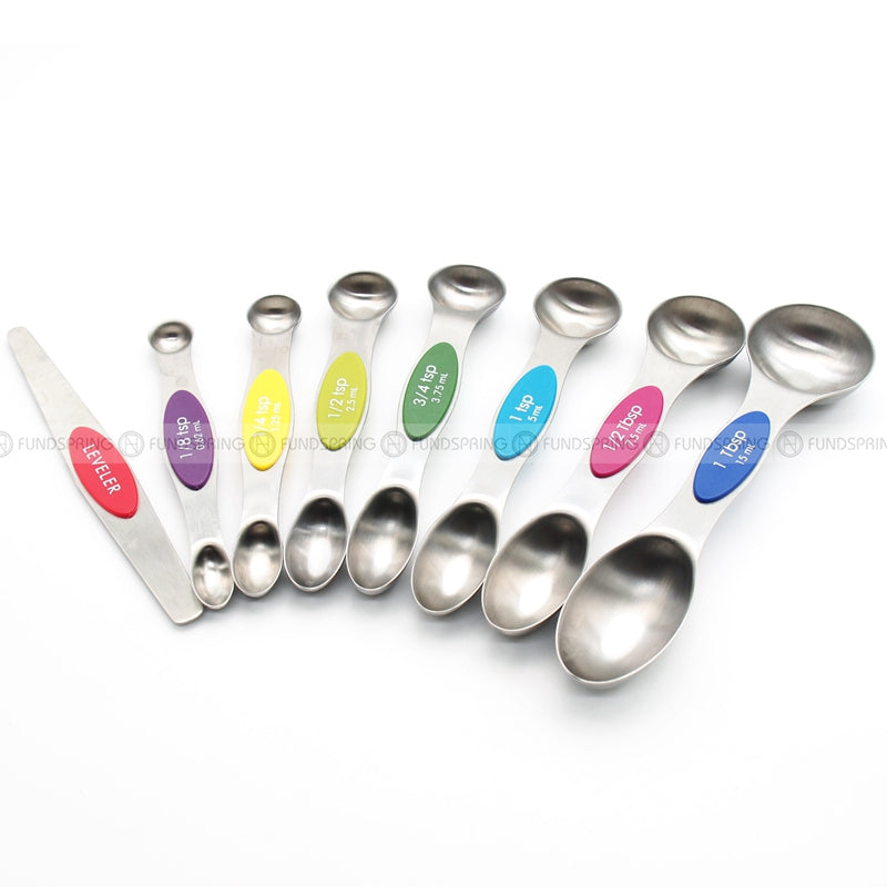 Stainless Steel Baking Scale Measuring Spoon Set Magnetic Attraction Stainless Steel Baking Scale Measuring Spoon Set Magnetic Attraction