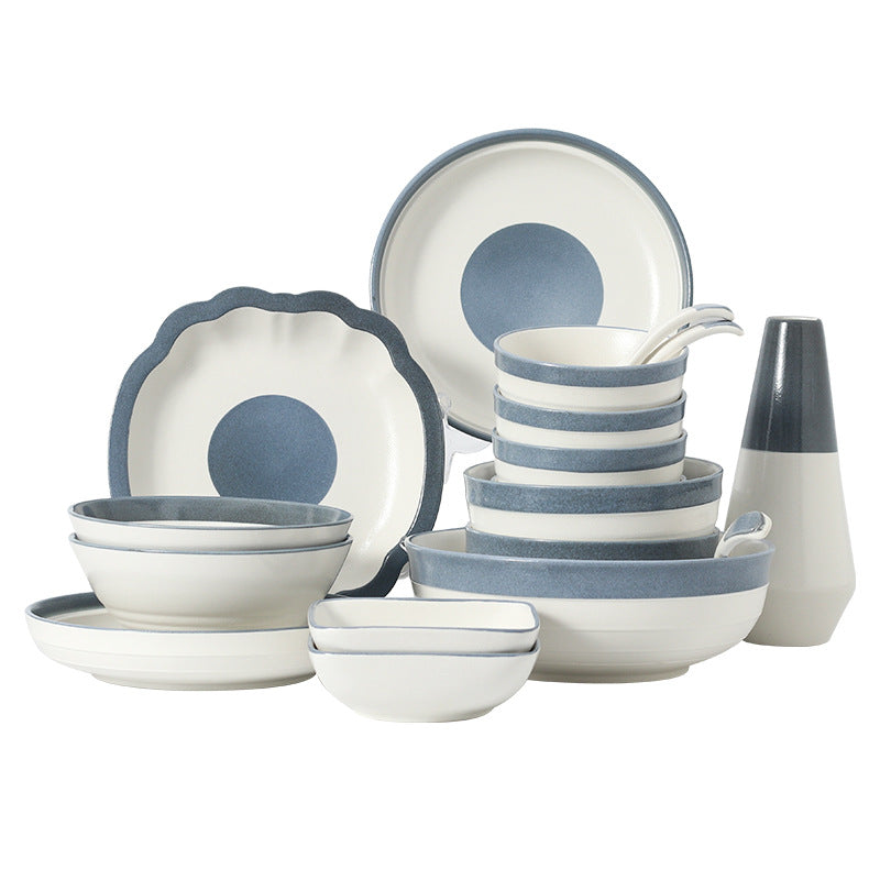 Minimalist Japanese Style Household Tableware Set - Fresh Dinnerware Set Minimalist Japanese Style Household Tableware Set - Fresh Dinnerware Set