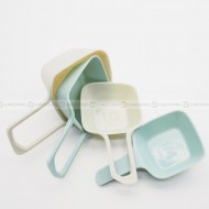 Food Grade Plastic Measuring Spoons 4-Piece Coffee Spoon with Scale Food Grade Plastic Measuring Spoons 4-Piece Coffee Spoon with Scale