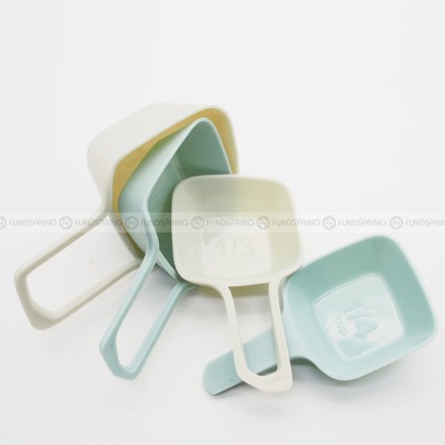 Food Grade Plastic Measuring Spoons 4-Piece Coffee Spoon with Scale Food Grade Plastic Measuring Spoons 4-Piece Coffee Spoon with Scale