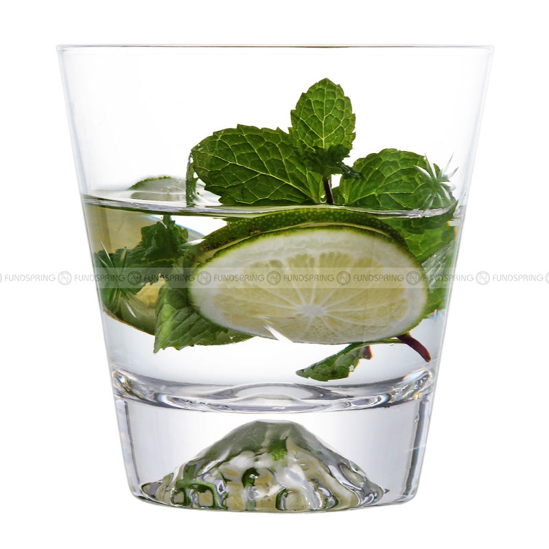 Mount Fuji Cup Iceberg Mug Lead-free Glass Snow Mountain Whiskey Cup 300ml Mount Fuji Cup Iceberg Mug Lead-free Glass Snow Mountain Whiskey Cup 300ml