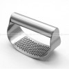 Stainless Steel Manual Garlic and Ginger Masher with Ring Handle Stainless Steel Manual Garlic and Ginger Masher with Ring Handle