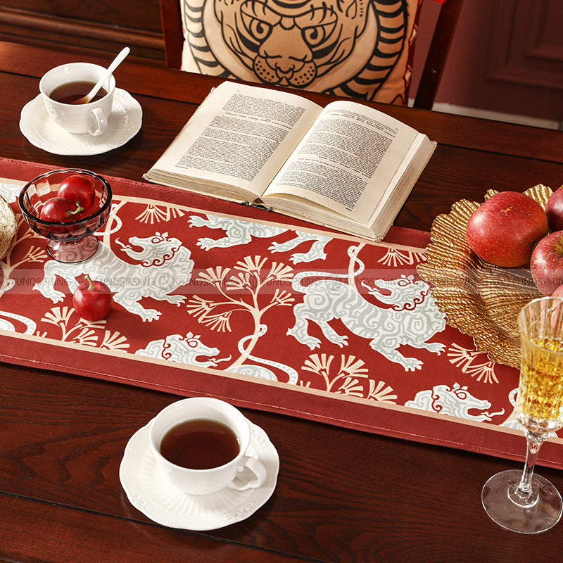 Claren Table Runner New Year Decoration Velvet Waterproof Table Cover Claren Table Runner New Year Decoration Velvet Waterproof Table Cover