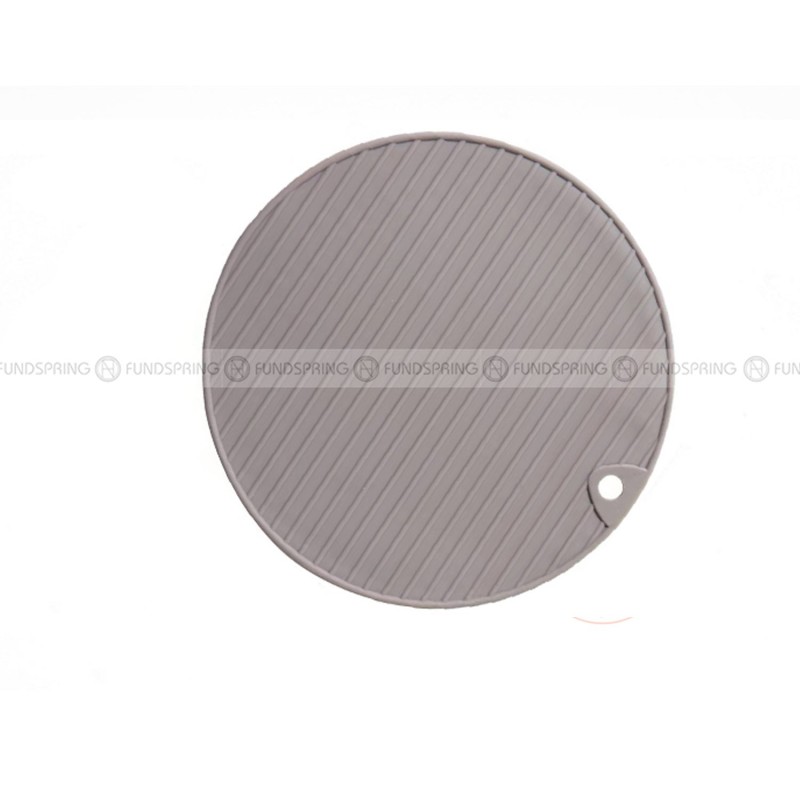 Food Grade Silicone Pad Striped Grey Silicone Dining Table Insulation Mat Food Grade Silicone Pad Striped Grey Silicone Dining Table Insulation Mat