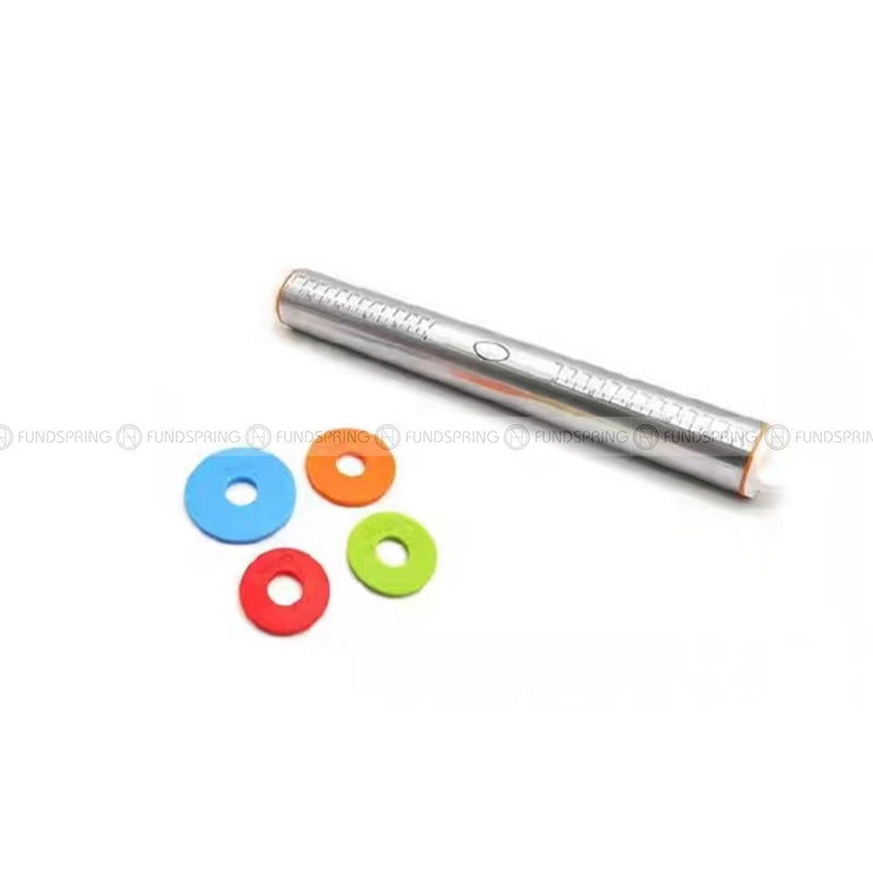 Stainless Steel Rolling Pin Adjustment Thickness Kneading Tool 17-Inch Stainless Steel Rolling Pin Adjustment Thickness Kneading Tool 17-Inch