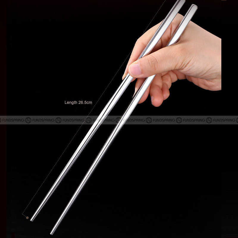 304 Stainless Steel Lengthened Chopsticks Metal Serving Chopsticks 304 Stainless Steel Lengthened Chopsticks Metal Serving Chopsticks
