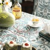 Jungle White Tiger Tablecloth Pastoral Cotton And Linen Table Cloth Jungle White Tiger Tablecloth Pastoral Cotton And Linen Table Cloth