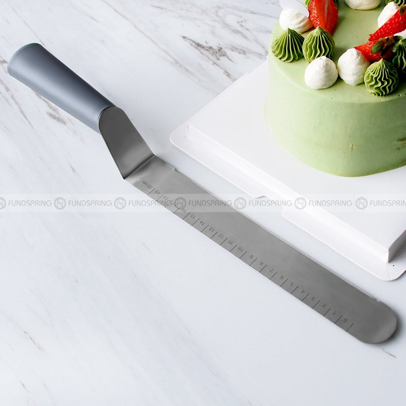 15-Inch Stainless Steel Cream Spatula Cake Demoulding Knife With Scale