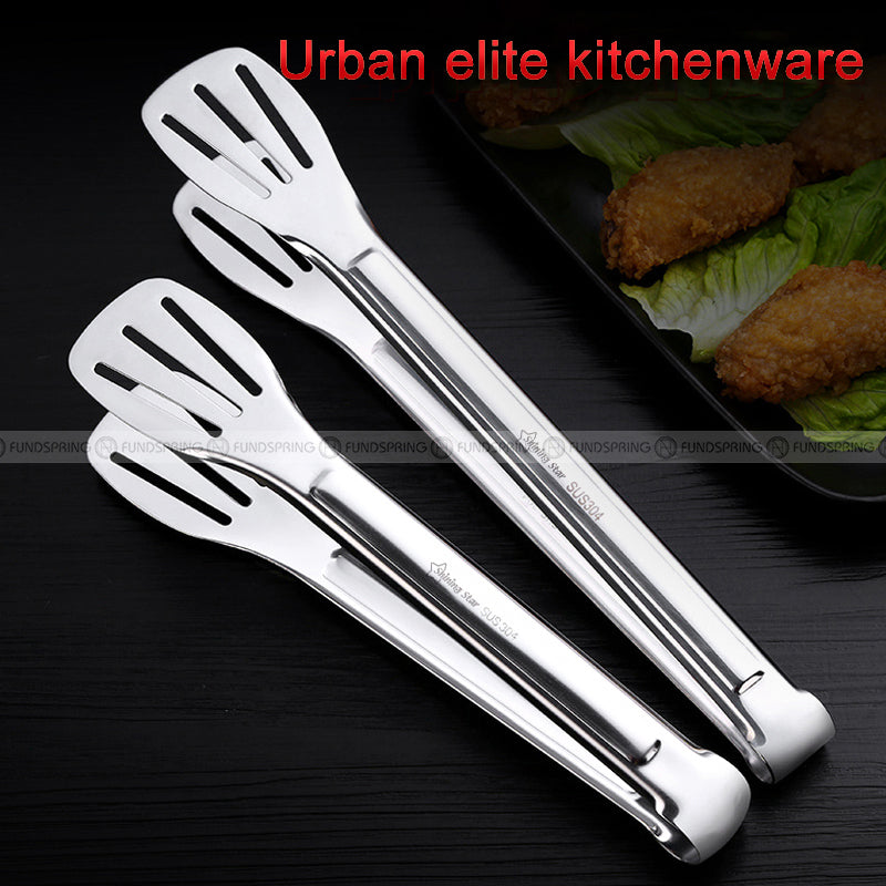 304 Stainless Steel Barbecue Tongs Kitchen Anti-scalding Food Clamp 304 Stainless Steel Barbecue Tongs Kitchen Anti-scalding Food Clamp