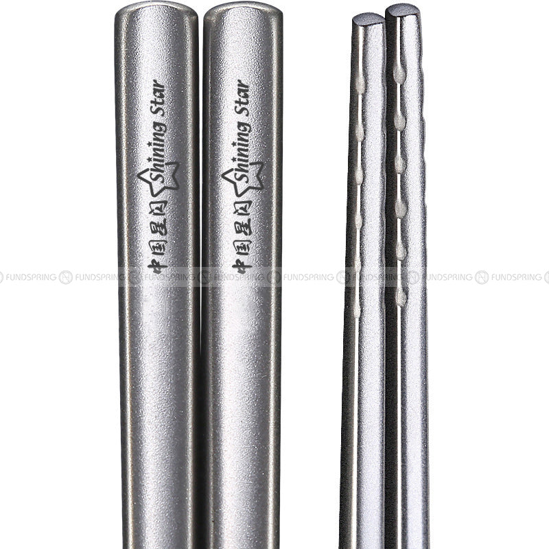304 Stainless Steel Chopsticks Mildew-proof Chopsticks 6 Pairs 304 Stainless Steel Chopsticks Mildew-proof Chopsticks 6 Pairs