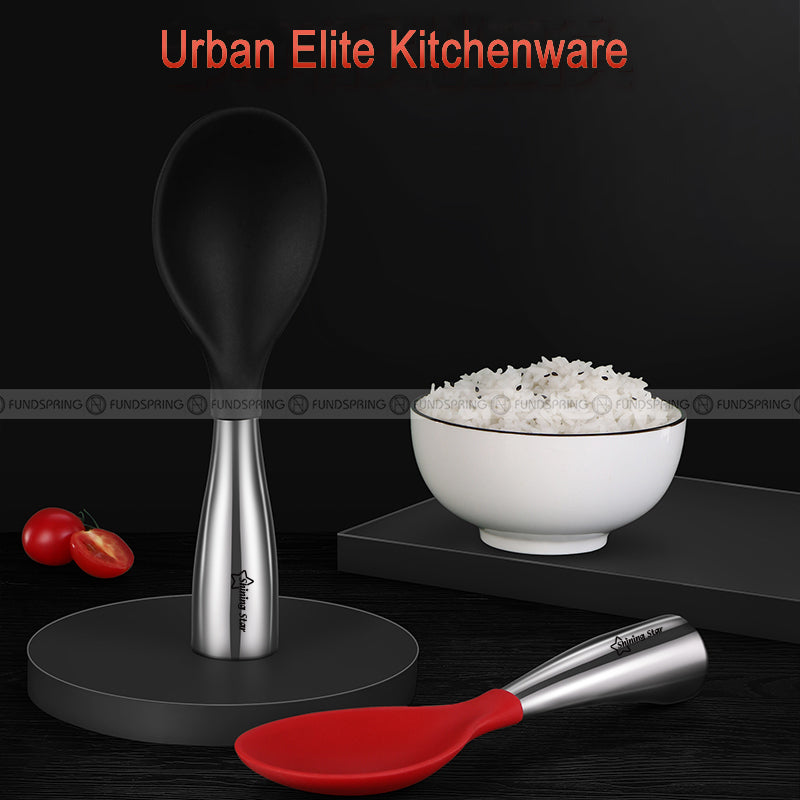 304 Silicone Rice Spoon Rice Cooker Stand-up Rice Shovel 304 Silicone Rice Spoon Rice Cooker Stand-up Rice Shovel