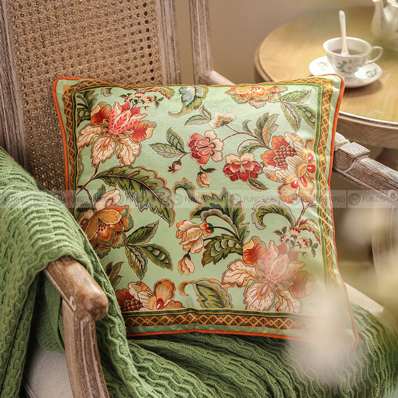 Santa Tia Pillow Pastoral Sofa Cushion Pillow Lumbar Pillow Cover Santa Tia Pillow Pastoral Sofa Cushion Pillow Lumbar Pillow Cover