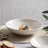 Nordic Ceramic Underglaze Dinnerware Weiss Series White Trumpet Bowl Nordic Ceramic Underglaze Dinnerware Weiss Series White Trumpet Bowl