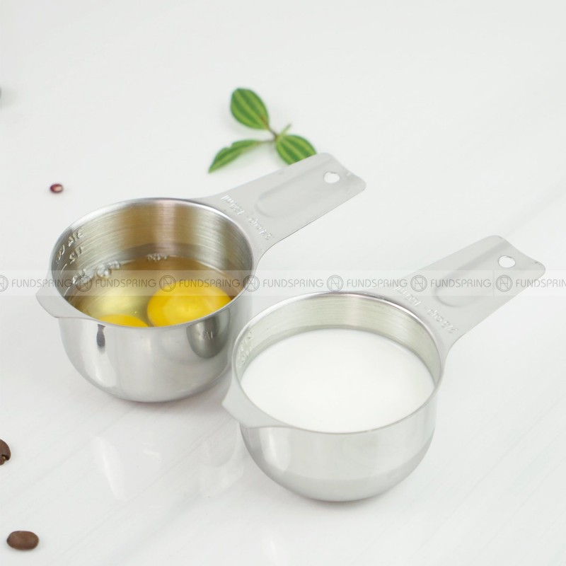 Precision Scale 7-Piece Stainless Steel Measuring Cups Set Precision Scale 7-Piece Stainless Steel Measuring Cups Set