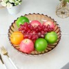 Contemporary High-Foot Crystal Glass Fruit Bowl for a Stylish Table Display Contemporary High-Foot Crystal Glass Fruit Bowl for a Stylish Table Display