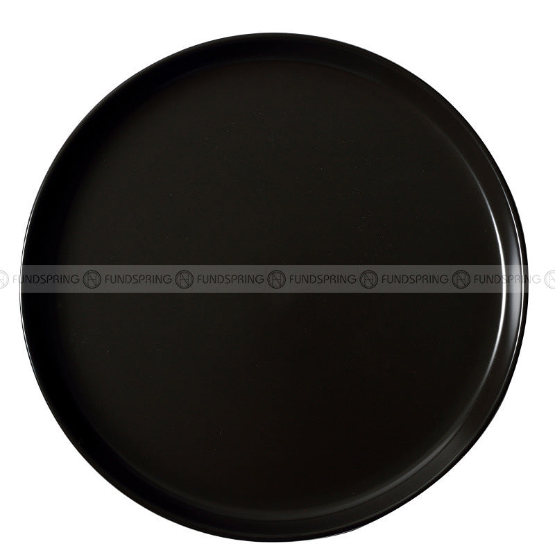 Nordic Elegance Matte Finish Ceramic Dinner Plate Duo (8" and 10") Nordic Elegance Matte Finish Ceramic Dinner Plate Duo (8" and 10")