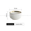 Simplicity Ceramic Tableware Black White With Gold Rim Plates Bowls Simplicity Ceramic Tableware Black White With Gold Rim Plates Bowls