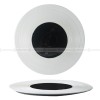 Weiss Dinnerware Collection Designer White/Black Dinner Plate Weiss Dinnerware Collection Designer White/Black Dinner Plate