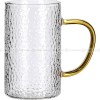 Sculpted Elegance: Hammered Borosilicate Glass Water Set with Pitcher and Cups Sculpted Elegance: Hammered Borosilicate Glass Water Set with Pitcher and Cups