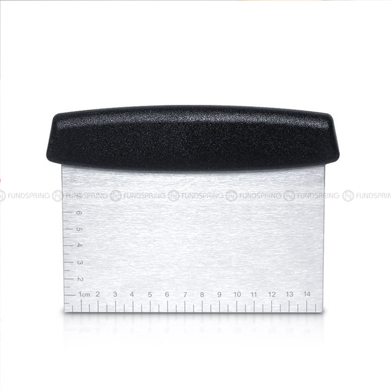 6.5-Inch Stainless Steel Flour Cutter Scale Dough Cutter Flour Scraper 6.5-Inch Stainless Steel Flour Cutter Scale Dough Cutter Flour Scraper