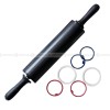 11-Inch Rolling Pin Roller Flour Stick Adjustable Thickness Rolling Pin 11-Inch Rolling Pin Roller Flour Stick Adjustable Thickness Rolling Pin