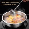 304 Stainless Steel Basin Food Grade Soup Bowl Thickened Cooking Pot 304 Stainless Steel Basin Food Grade Soup Bowl Thickened Cooking Pot