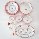 Cute Strawberry Tableware Underglazed Ceramic Dinnerware Plates Bowls