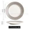 Weiss Series Straw Hat Dish Restaurant Dinnerware Shallow Plate Weiss Series Straw Hat Dish Restaurant Dinnerware Shallow Plate