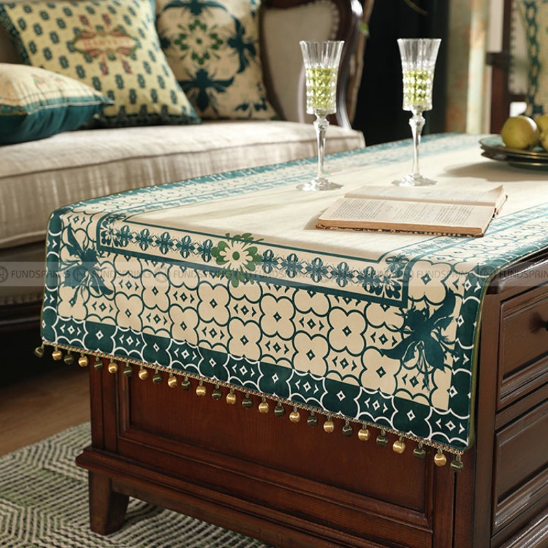 Lucky Autumn Tablecloth Table Cover Pastoral Decorative Desk Mat Lucky Autumn Tablecloth Table Cover Pastoral Decorative Desk Mat