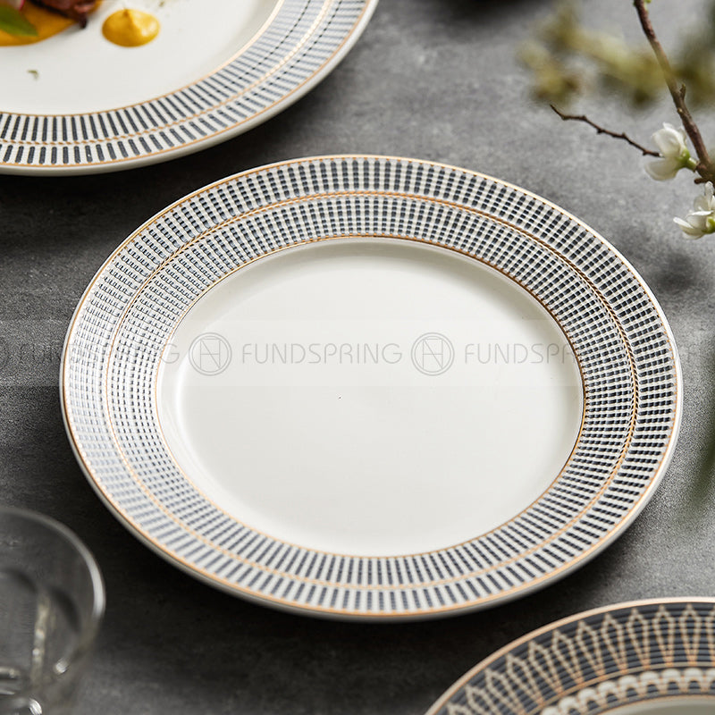 Weiss Series Straw Hat Dish Restaurant Dinnerware Shallow Plate Weiss Series Straw Hat Dish Restaurant Dinnerware Shallow Plate