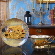 European Elegance: Bone China Coffee Cup with Ceramic Saucer European Elegance: Bone China Coffee Cup with Ceramic Saucer