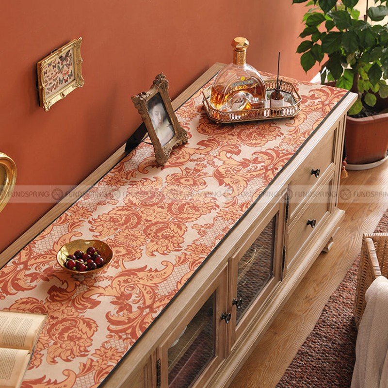 Fanhua Table Runner Velvet Desk Cloth Waterproof TV Cabinet Cover Fanhua Table Runner Velvet Desk Cloth Waterproof TV Cabinet Cover