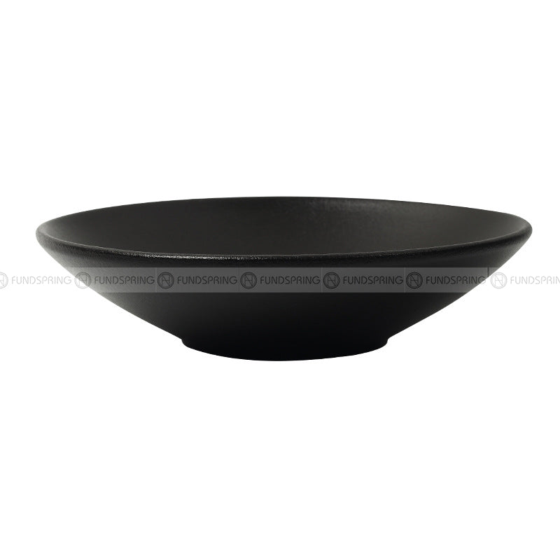 Black Tableware Hat Bowl Large Bowl Deep Soup Plate Serving Plate Black Tableware Hat Bowl Large Bowl Deep Soup Plate Serving Plate