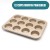 12 Cups Baking Pan-Gold  + $7.00 