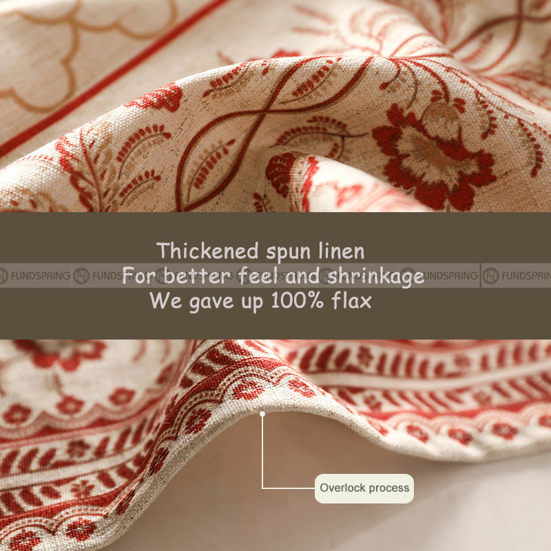 Chamonix Tablecloth Pastoral Desk Cover Cotton Linen Table Cloth Chamonix Tablecloth Pastoral Desk Cover Cotton Linen Table Cloth