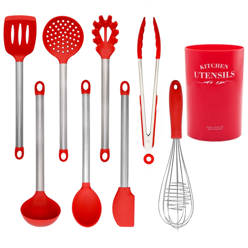 Kitchenware Set Scraper Egg Beater Food Clip Ladle Cooking Utensils Kitchenware Set Scraper Egg Beater Food Clip Ladle Cooking Utensils