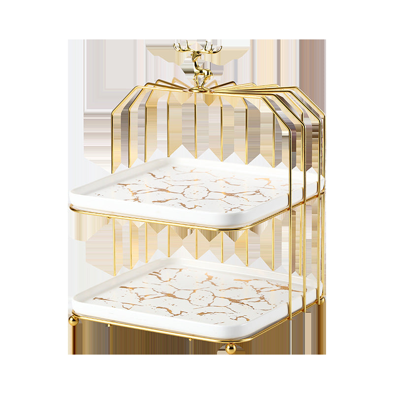 Restaurant Afternoon Tea Snack Candy Display Stand: Ceramic Snack Tray Dessert Storage Rack Restaurant Afternoon Tea Snack Candy Display Stand: Ceramic Snack Tray Dessert Storage Rack