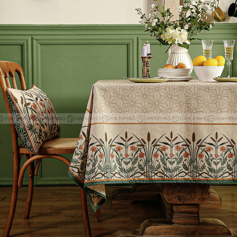 Cutillo Tablecloth Cotton Linen Table Cloth Waterproof Desk Cover Cutillo Tablecloth Cotton Linen Table Cloth Waterproof Desk Cover