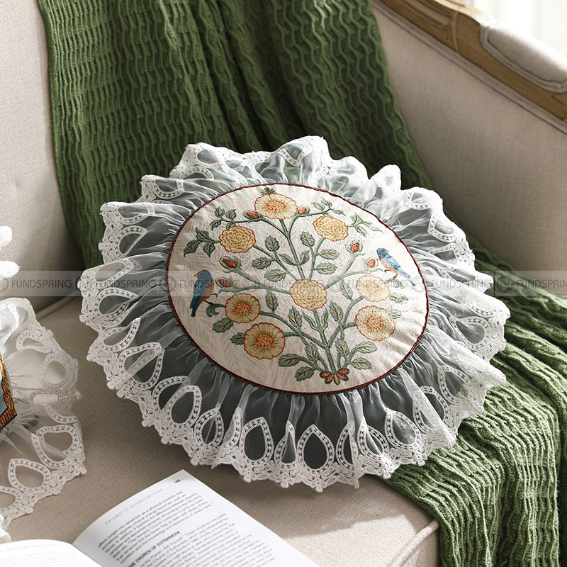 Botticelli Pillow Light Luxury Pillowcase With Core Pastoral Cushion Botticelli Pillow Light Luxury Pillowcase With Core Pastoral Cushion