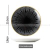 Nordic Minimalist Charm: Modern Round Ceramic Plate Set of 2 (8" and 10") Nordic Minimalist Charm: Modern Round Ceramic Plate Set of 2 (8" and 10")