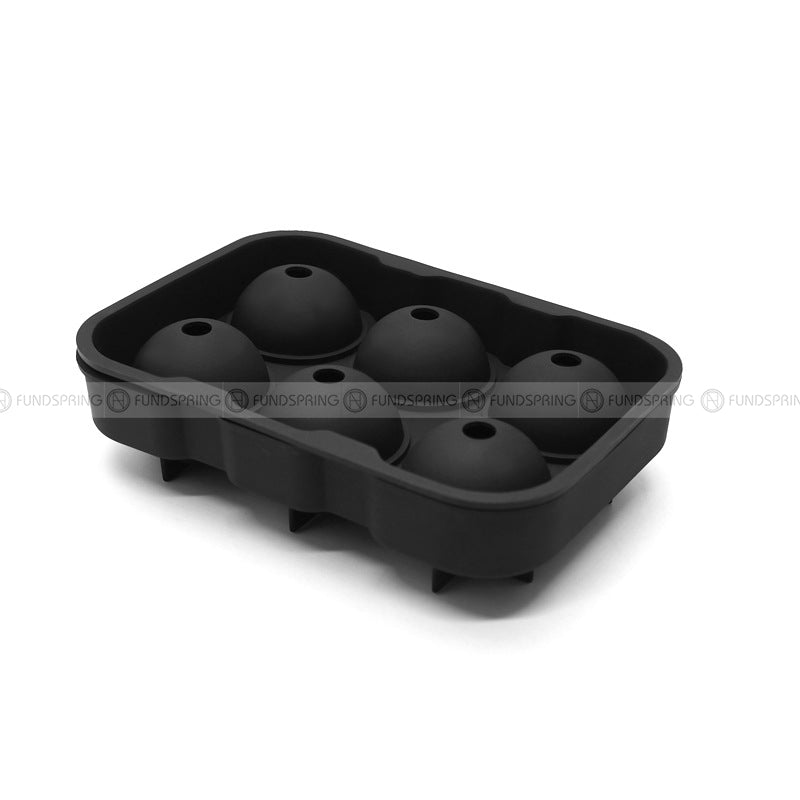 Silicone Ice Lattice: Large Spherical Ice Hockey Mold Silicone Ice Lattice: Large Spherical Ice Hockey Mold