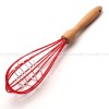 Wooden Handle Silicone Egg Whisk – Hand Blender Coil Milk Frother Wooden Handle Silicone Egg Whisk – Hand Blender Coil Milk Frother