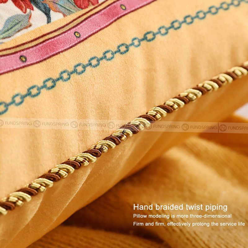 Giverny Impression Pillow Vintage Sofa Lumbar Cushion Pillowcase Giverny Impression Pillow Vintage Sofa Lumbar Cushion Pillowcase