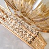 Nordic Elegance: Glass Fruit Bowl, Snack, and Dried Fruit Plate Decor