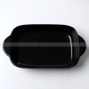 Ceramic Binaural Baking Tray Macaron Color Microwave Oven For Baking Ceramic Binaural Baking Tray Macaron Color Microwave Oven For Baking